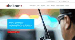 Desktop Screenshot of abekom.pl