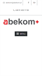 Mobile Screenshot of abekom.pl